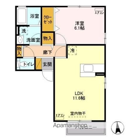 プラート Aの間取り写真