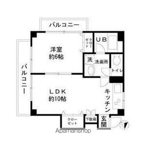 月岡マンションの間取り写真