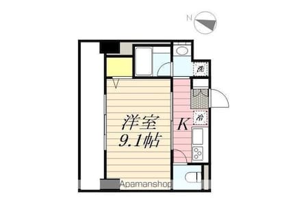 ＫＤＸレジデンス千葉中央Ｅａｓｔ[1K/30.46m2]の間取図