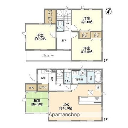 ４１４１鎌ヶ谷市東道野辺２９期４棟１号棟[4LDK/99.36m2]の間取図