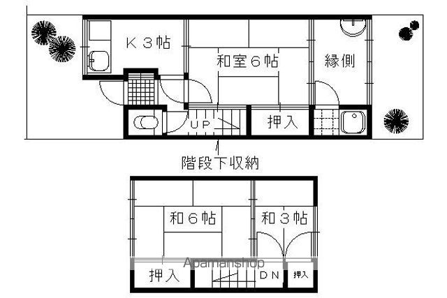 一乗寺花ノ木町貸家38ー2の間取り写真