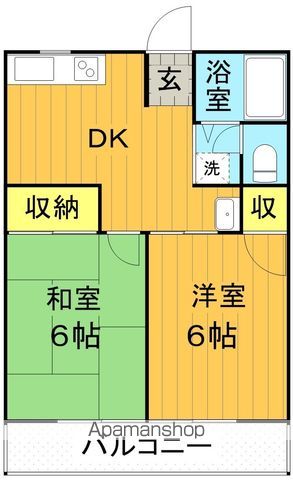 スマイルハイツAの間取り写真