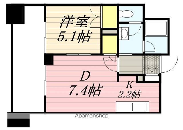 ラフィネタワー札幌南3条の間取り写真