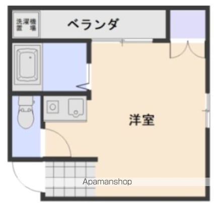 津高台ハイツ[1R/18m2]の間取図