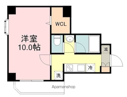 マインド祐[1K/31.41m2]の間取図