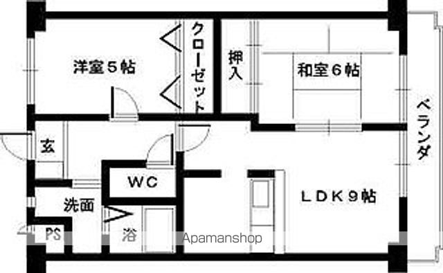 サンライズ三国ヶ丘の間取り写真
