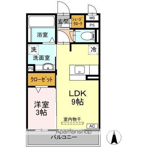 ヴィオーラ八番 Aの間取り写真