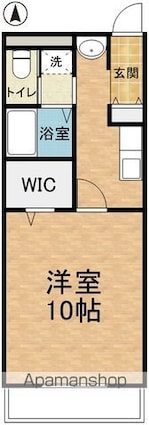 ｓｉｘアピア[1K/37.52m2]の間取図