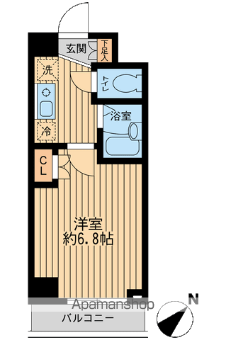 レジディア行徳の間取り写真