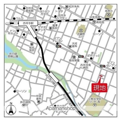 アプリーレ吉祥寺[1LDK/50.15m2]の外観3