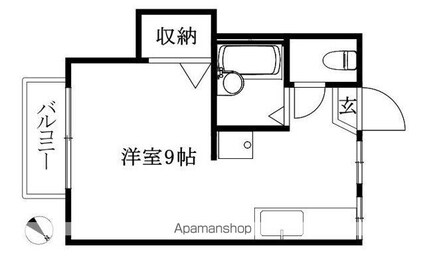 セフィラＥＤＯ[1R/20.2m2]の間取図