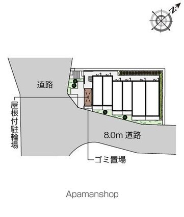 レオネクストさくらブリアン[1K/36.09m2]の配置図