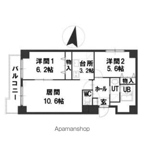 エステラ北7条館の間取り写真