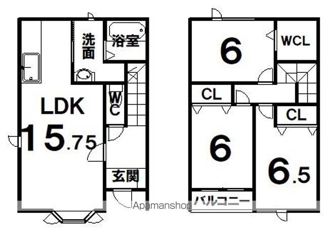 シャルールの間取り写真