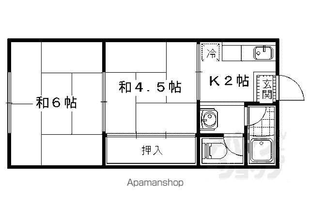 CASA坂脇の間取り写真