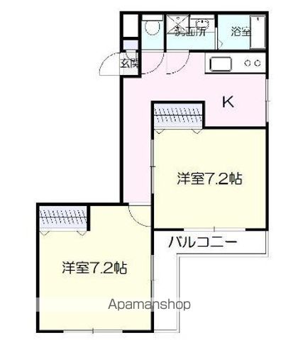 騎射場パークマンションMの間取り写真