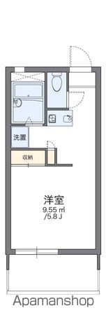 レオパレスツインズ加島弐番館の間取り