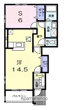 ラフレーズ[1R/48.19m2]の間取図