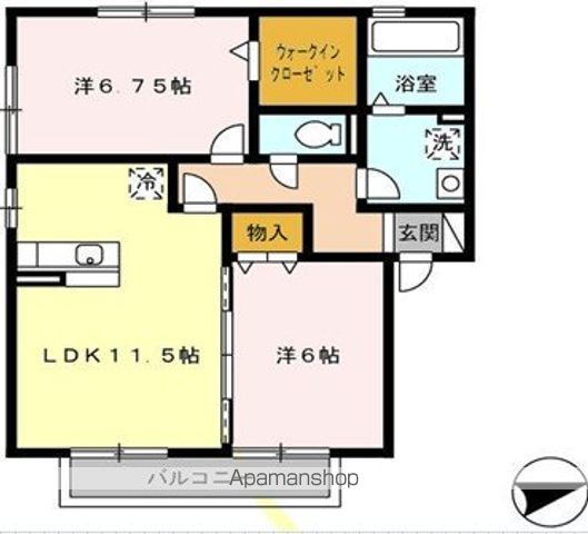 LEVANTE FORTの間取り写真