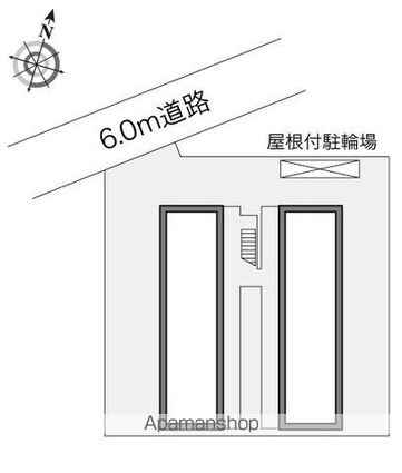 レオパレス瑞江[1K/20.28m2]の配置図