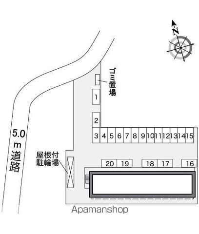 レオパレス沼南５ 207 ｜ 千葉県柏市大島田494-4（賃貸アパート1K・2階・23.18㎡） その14