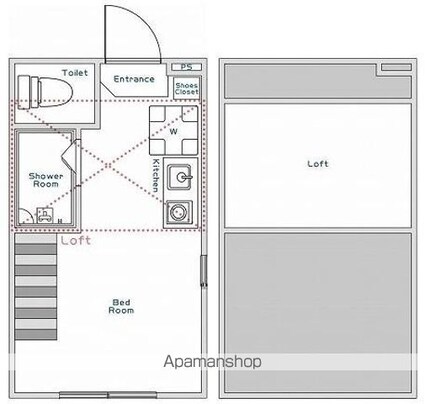 スマイルホーム王子[1R/11.57m2]の間取図