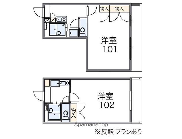 レオパレス堀内の間取り写真