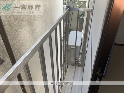 レジデンス大[1K/23.9m2]のバルコニー