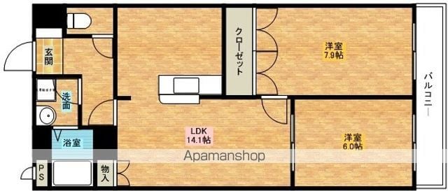 アドヴァンスの間取り写真