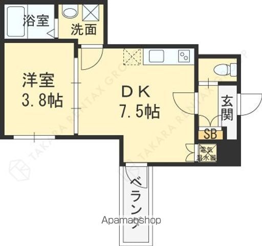 パシフィック千林の間取り写真