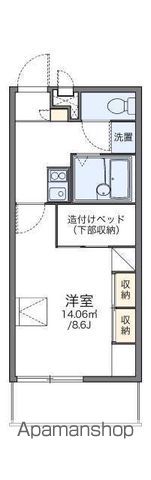 レオパレスPOEMの間取り写真