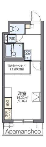レオパレスパルコートFの間取り写真