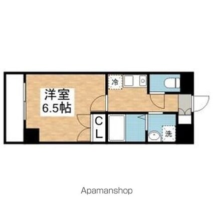 シュロスアービック[1K/24m2]の間取図