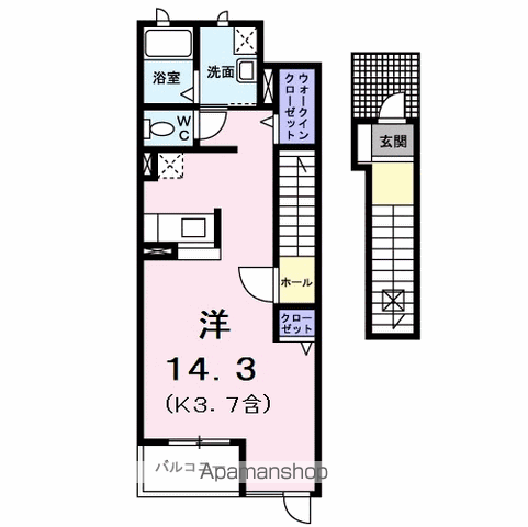 同じ建物の物件間取り写真 - ID:213109816315