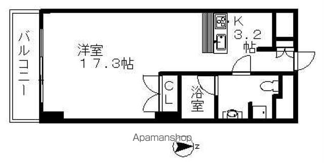 スクエア名駅南の間取り写真