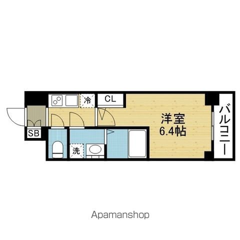 IW RESIDENCE大阪CREST TAPPの間取り写真