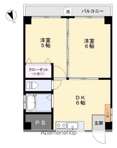 平岡ビルの間取り写真
