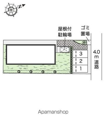レオネクスト池上[1K/21.65m2]の配置図