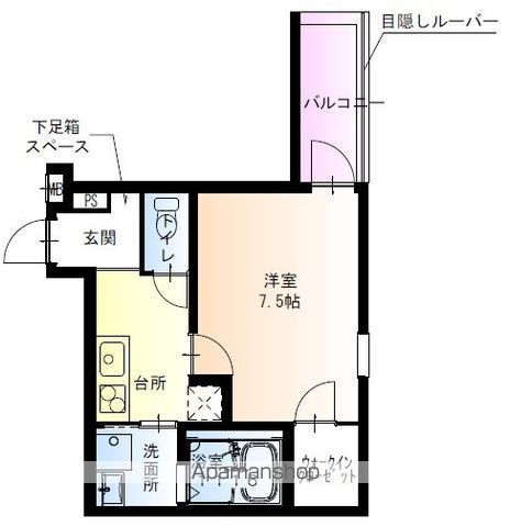 フジパレス豊里中央公園II番館の間取り写真