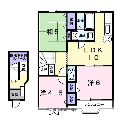 【アヴニールＢの間取り】