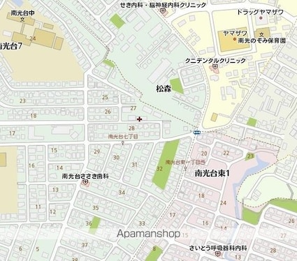 宮城県仙台市泉区南光台７丁目[1K/26.28m2]の周辺3