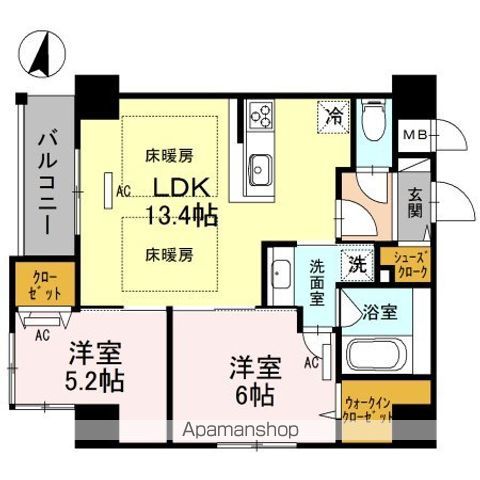 S.D−ROOMの間取り写真