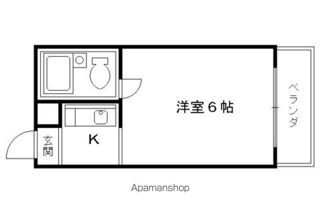 マンション栄光の間取り写真