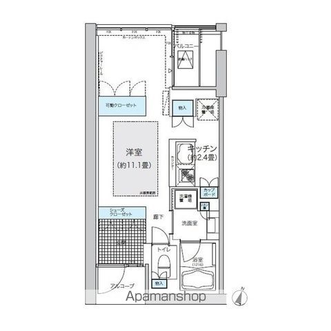 ガーデニエール砧ウエストの間取り