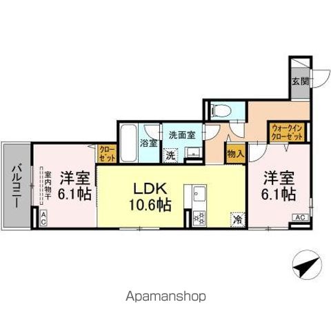 D PAINA 生田の間取り写真