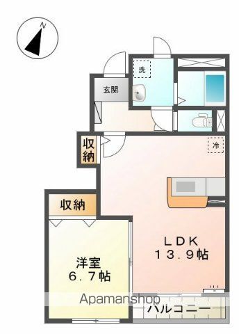 エストハイムの間取り写真