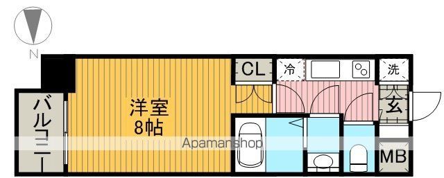 シエルブルー栄の間取り写真