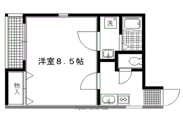 グランコスモ御所東の間取り写真