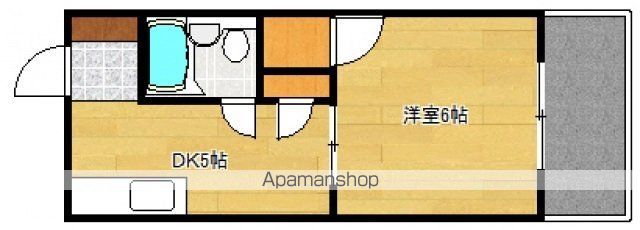 コテージミタキの間取り写真