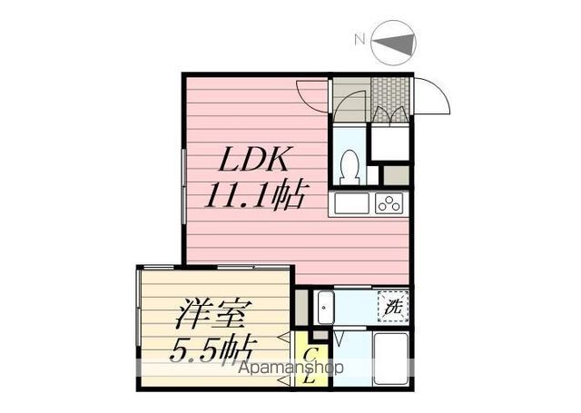 苅谷 北31の間取り写真